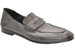 Ermenegildo Zegna Men&#39;s  Asola Extra Flex Loafers Gray Shoes Size US 11.5 - £349.69 GBP