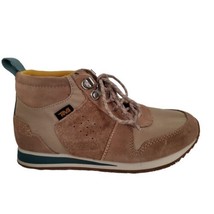 TEVA Highside &#39;84 Mid Sneakers Women&#39;s 5.5 Beige Suede Casual Outdoor Shoes - £25.37 GBP