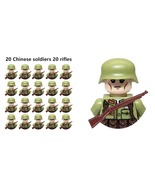 WW2 Military Soldier Building Blocks Action Figure Bricks Kids Toy 20Pcs... - £18.86 GBP