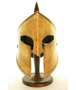 Medieval Brass Antique spartan 300 movie Helmet Armor warrior Halloween ... - £149.06 GBP