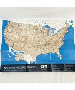 Vintage National Wildlife Refuges Visitors Guide Souvenir Map Brochure P... - $12.95 CAD