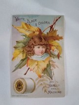 Victorian Trade Card J. &amp; P. Coats Spool Cotton - $109.63 MXN