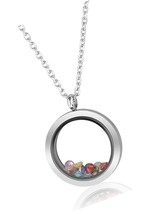 Living Memory Floating Locket Pendant Necklace for - £41.03 GBP