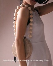 HOT Round Weave Handbag Banquet Clutch Woman Crossbody Bags For Women Circular S - £57.84 GBP