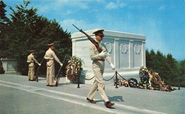 Tomb of the Unknown Soldier Arlington Cemetery Washington DC Postcard N9 - £3.93 GBP
