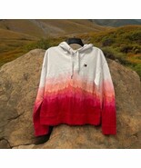 Tommy Hilfiger Sport Women’s Size M White To Pink To Red Ombre Sweatshir... - $543.10 MXN