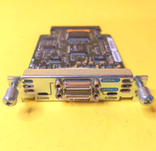  CISCO WIC-2T 2‑PORT SERIAL WAN INTERFACE CARD DUAL SYNCHRONOUS/ASYNCHRO... - $25.00