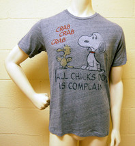 Junk Food Snoopy &quot;All Chicks Do Is Complain&quot; in Navy - £25.16 GBP