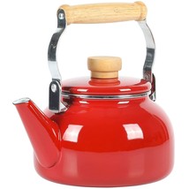 Mr. Coffee Quentin 1.5 Quart Tea Kettle With Fold Down Handle in Red - £56.57 GBP