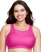Glamorise Women&#39;s Full Figure No Bounce Plus Size Camisole Wirefree 46DD Pink - £26.16 GBP