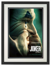 Joker Movie Poster Smile Framed Highest Quality - £78.16 GBP