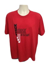 Nyack Music in the Parks Adult Red XL TShirt - £11.87 GBP