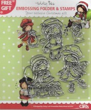 Tiddly Inks Stamp Set. No embossing folder. Stamping Cardmaking Scrapboo... - $6.69
