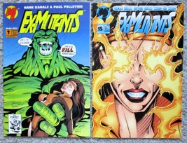 EX-MUTANTS #7 &amp; 15 (1992 2nd Series) Malibu Comics - Paul Pelletier VF-NM - £7.07 GBP