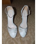 Banana Republic Leather Ankle Strap Stiletto Pumps Made in Italy Size 8.... - $49.92 CAD