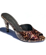 DONALD J PLINER FEIGEL Taupe Slides Heels Sandals Women&#39;s 7.5 - £36.96 GBP
