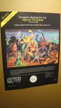 MODULE G1-2-3 - AGAINST THE GIANTS *NEW MINT 9.8 NEW* DUNGEONS DRAGONS - £20.65 GBP