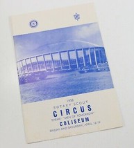 Vtg 1958 Rotary Scout Circus Mecklenburg Coliseum Boy Scout of America BSA - $11.57