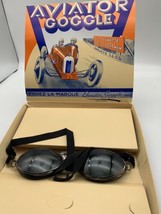 Used AVIATOR 4400 GOGGLES Leon Jeantet Motorcycle Vtg Pilot Racing Class... - $148.50
