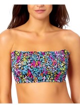 California Waves Women&#39;s Stretch Tie Lined Smocked Bandeau Top, MULTI, XS - $180.84 MXN