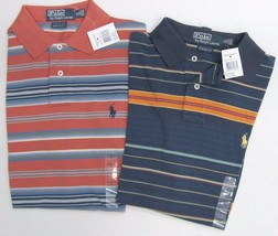New Polo Ralph Lauren Polo Shirt!  Small   Red or Blue With Southwest Stripes - £31.97 GBP