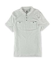 Mens Polo Rock &amp; Republic White Military Short Sleeve Shirt $50 NEW-size... - £17.40 GBP