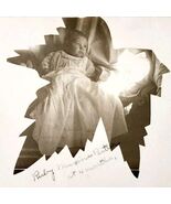 C1920 RPPC Baby Photo Maple Leaf Silhouette Ruby Butler Unposted Antique... - $28.01 CAD