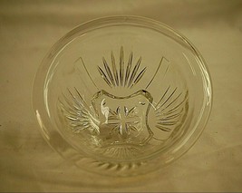 Vintage Hazel Atlas Depression Clear Glass 7&quot; Nesting Mixing Bowl Ribbed Sides - £26.10 GBP