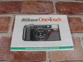 Genuine Original Nikon One Touch Film Camera Instruction Manual / Bookle... - $13.99