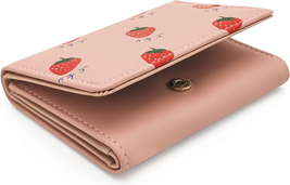 Gift for Women Girl, Small Trifold Cute Kawaii Strawberry Wallet for Women Girls - £19.52 GBP