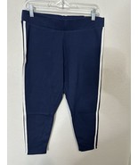 Torrid Blue Side Stripe Cropped Leggings Size 1XL - $482.13 MXN