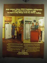1972 Frigidaire Refrigerators and Washers Ad - Any woman - £14.52 GBP