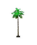 6 FT LED Lighted Artificial Palm Tree Hawaiian Style Tropical with Water... - £98.70 GBP