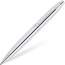 Cross Calais AT0112-1 Polished Chrome Ballpoint Pen [ BRAND NEW in BOX ] - £25.42 GBP