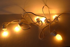 Power Cord Six  Lights Electric Grandeur Noel  Village Accessory bulbs 5 clear - £25.27 GBP