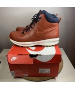 Nike Manoa Leather SE Mens Size 9 Boots Rugged Orange Shoes DC8892-800 - $89.09