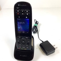 Logitech Harmony Touch N-R0006 TV Remote Control Black w/Charging Cradle... - $49.56
