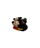 Mickey MOuse Head Boys Size 9 10 Slippers Toddler Red Black Yellow Slip on - £7.82 GBP