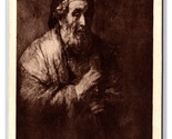 Homerus Painting By Rembrandt UNP DB Postcard U27 - £3.05 GBP