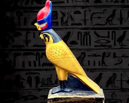 God Horus statue, Falcon Horus handmade Egyptian statue, God Horus god of the sk - $129.00