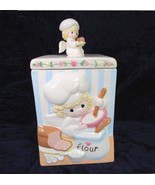 Precious Moments Recipe for Happiness Flour Canister Bradford Exchange 1... - $34.64