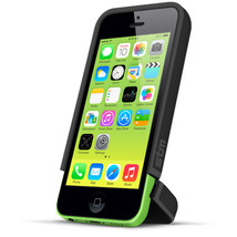 IPHONE 5C STM HARBOUR 2 TOUGH PROTECTIVE CASE COVER STAND BLACK &amp; ORANGE... - £15.98 GBP