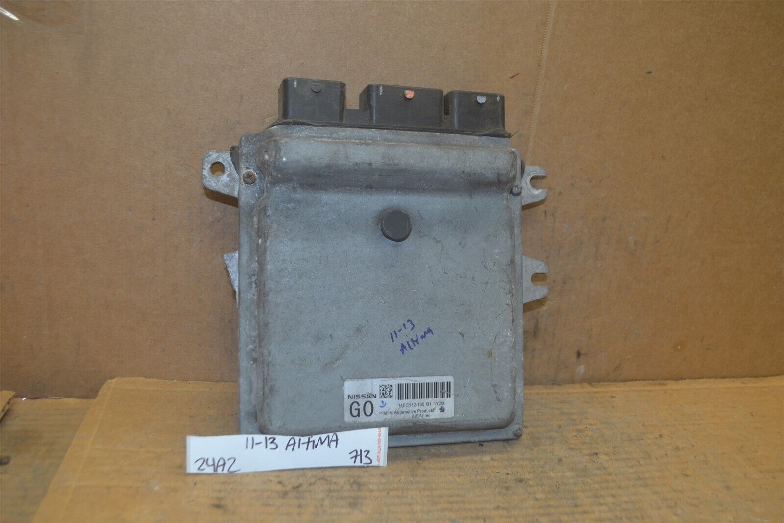 11-12 Nissan Altima Engine Control Unit ECU MEC112130B1 Module 713-24a2  - $7.99