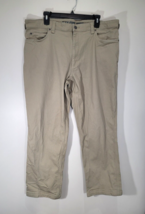 Duluth Trading Men&#39;s Duluth Flex Fire Hose Standard Fit Pants Khaki 40x2... - $23.70
