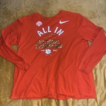 Clemson Tigers Nike Long Sleeve Shirt Size 2XL National Champions 2018-2... - $16.68