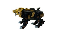 Zoids Golden Shield Liger Saber Tooth Tiger Hasbro Tomy Vtg 2003  No Tai... - $6.00