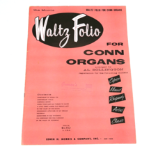 Vintage 1957 Organ Sheet Music: Waltz Folio For The CONN Organs Edwin Morris Co. - £12.01 GBP