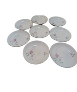 Vintage Lot of 8 Sterling Rose Diamond 7⅝ in. Coupe Soup Bowls Japan - $631.83 MXN