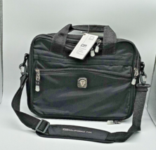 Calpak Laptop Bag California Pak Black Carry On Shoulder Strap Brief NWT - $48.39