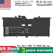 46Wh Battery for Dell XPS 13 2 in 1 9365 XPS 13 9365 2-in-1 2017 HMPFH N... - $41.99